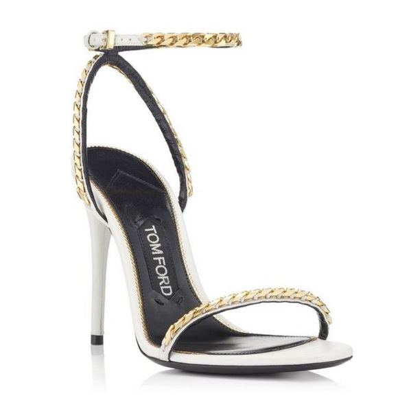Tom Ford Shoes - TOM FORD CHALK CHAIN SANDAL